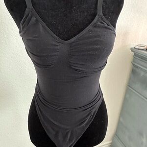 Sleek Black Women's Shapewear Bodysuit-NWOT